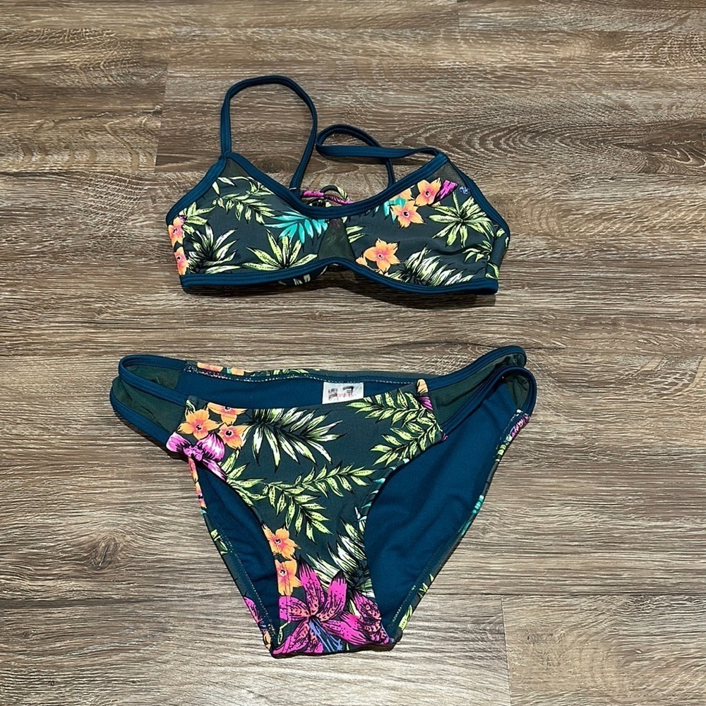 XHILARATION Women’s Floral Bikini - Size X-Small